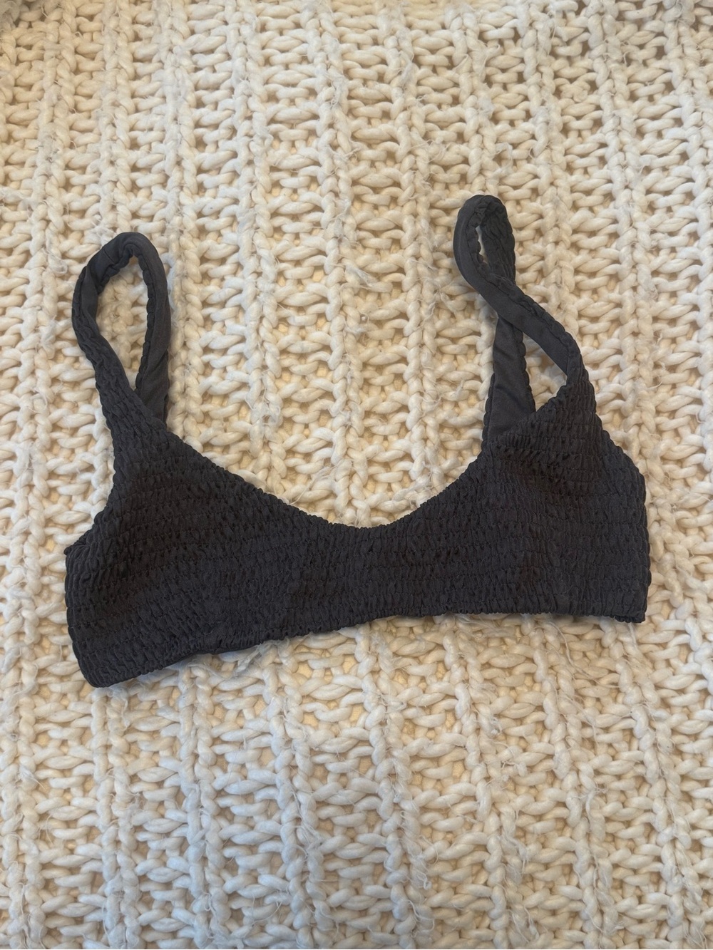 Lahana swim top - black